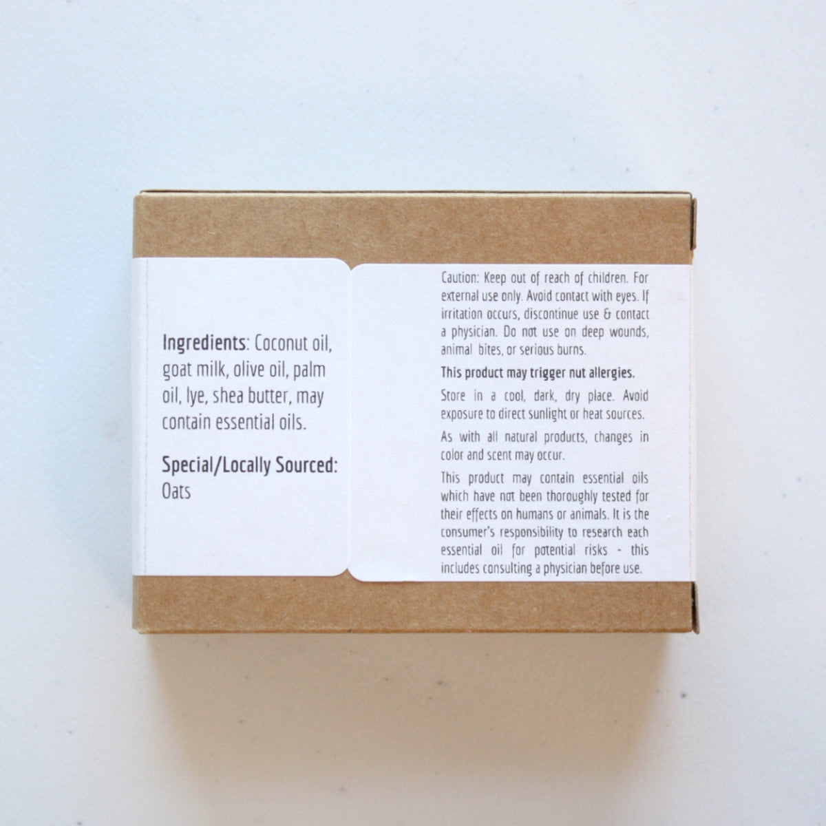 Traditional Goat Milk Soap with Oats - Lavender or Unscented - Made in the USA