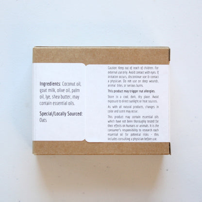 Traditional Goat Milk Soap with Oats - Lavender or Unscented - Made in the USA
