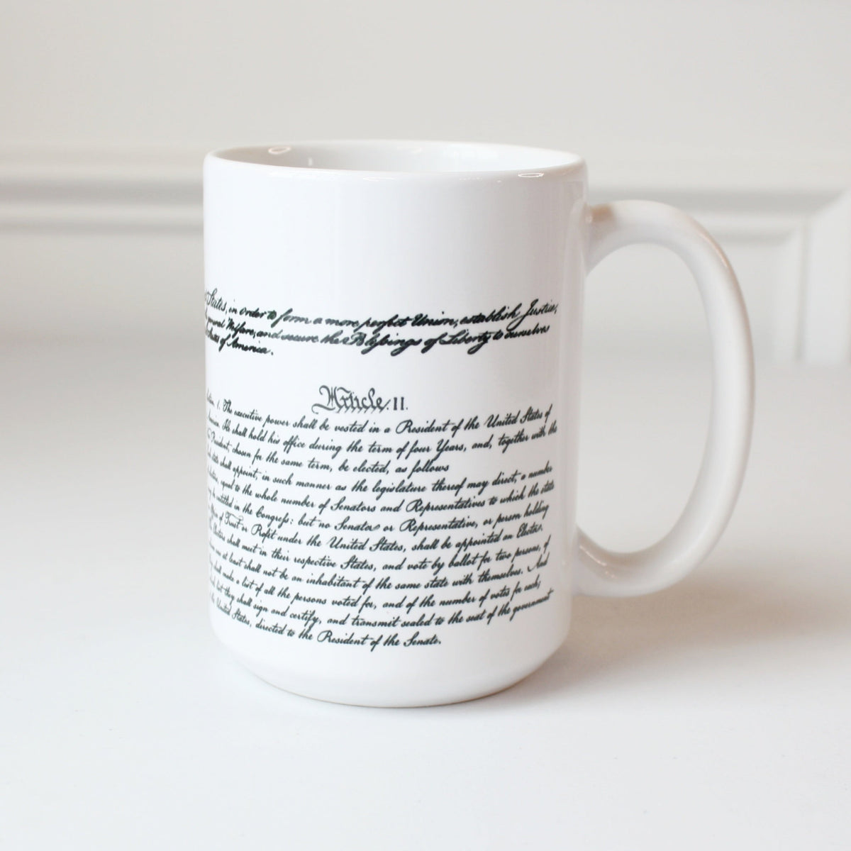 US Constitution Ceramic Mug - Made in the USA