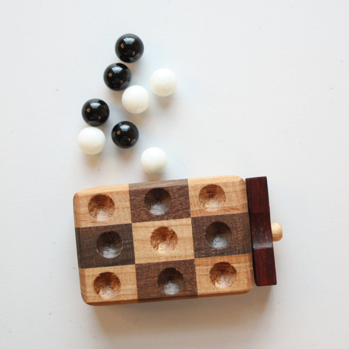 Wooden Toy Tic Tac Toe Set - Made in the USA