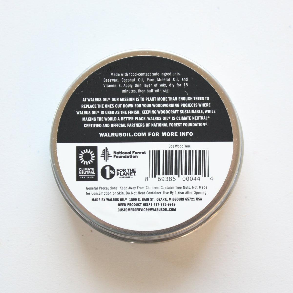Walrus Oil - Wood Wax - Made in the USA