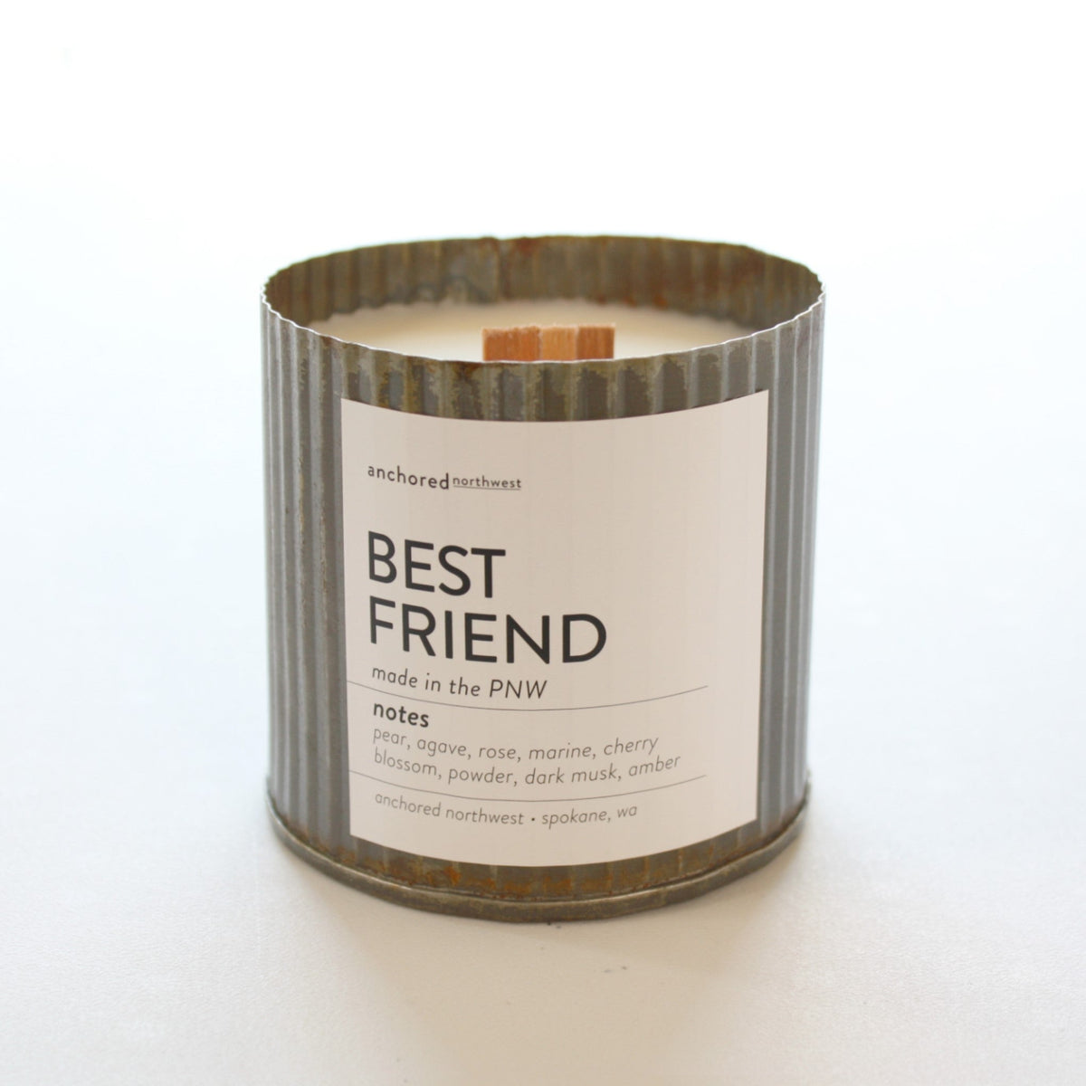 Wood Wick Soy Candle - Best Friend - Made in the USA