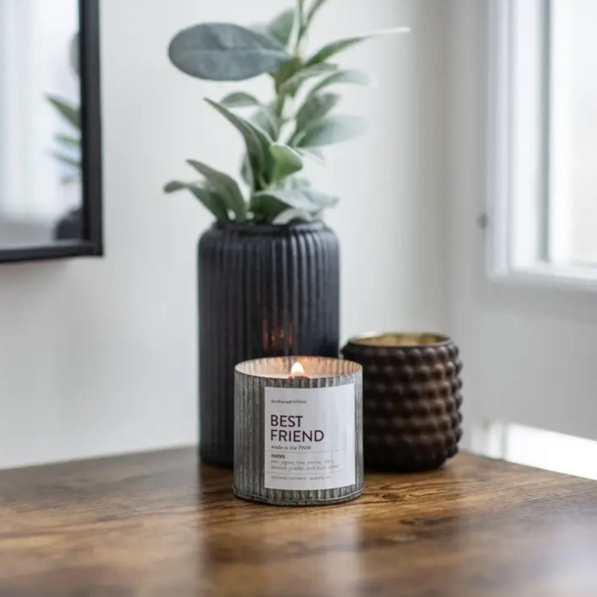 Wood Wick Soy Candle - Best Friend - Made in the USA
