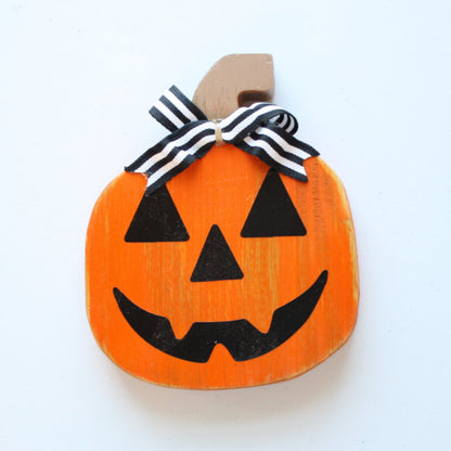 Jack-O'-Lantern Halloween Décor Shelf Sitter - Made in the USA