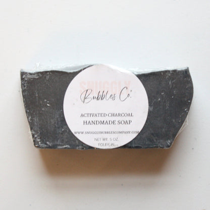 Activated Charcoal Bubbly Handmade Soap - Made in the USA