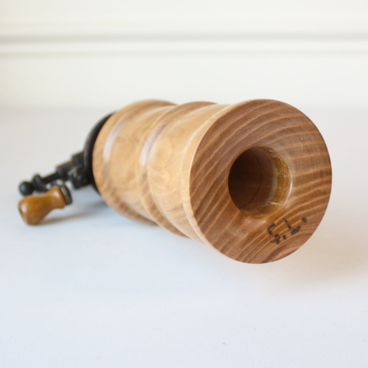Antique Style Hardwood Pepper Grinder - Made in the USA