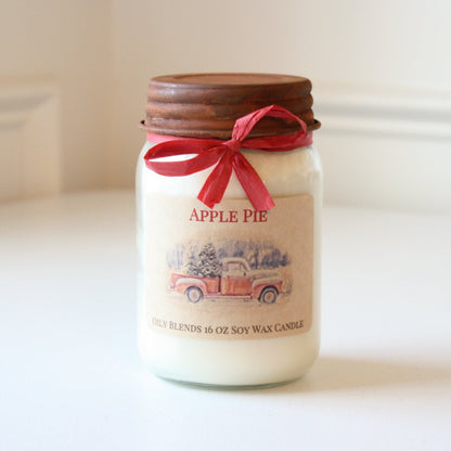 Apple Pie - Cotton Wick Soy Candle - Made in the USA
