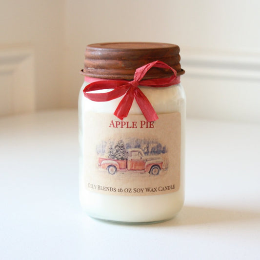 Apple Pie - Cotton Wick Soy Candle - Made in the USA