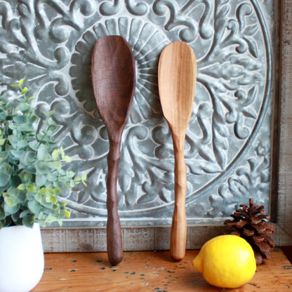 Handmade Wood Heavy Chef Spoon - Made in the USA