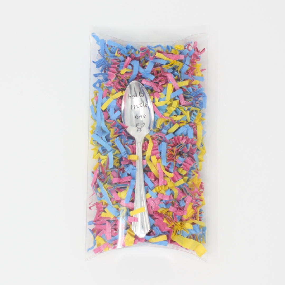 Vintage Baby Spoons  - "Hello Little One" - Made in the USA