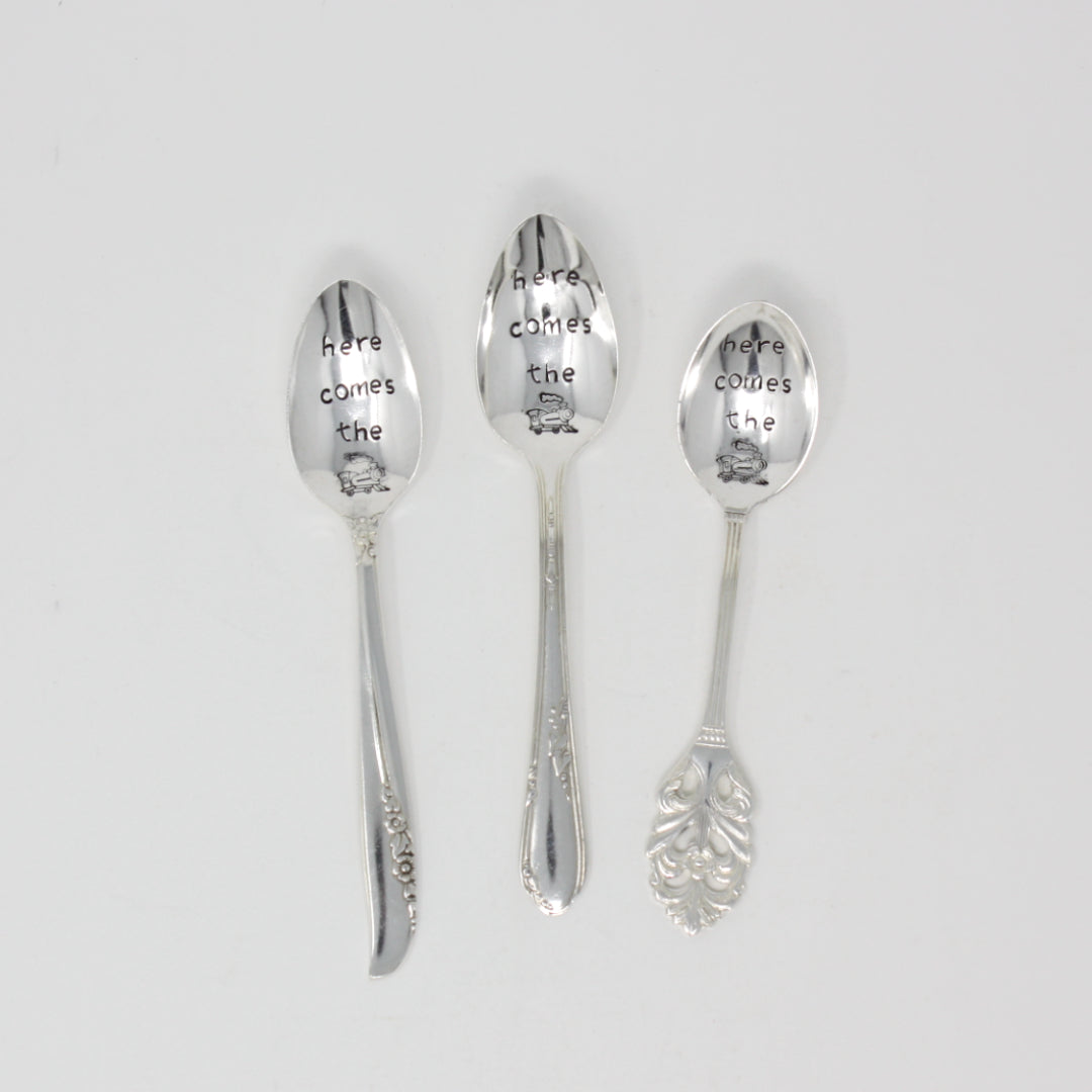 Vintage Baby Spoons  - "Here Comes the Train" - Made in the USA