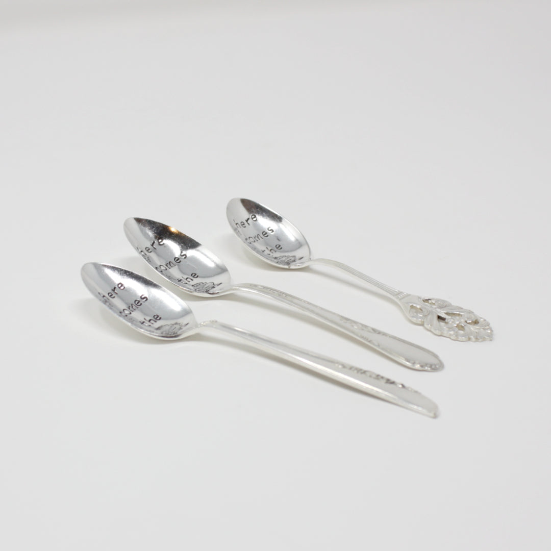 Vintage Baby Spoons  - "Here Comes the Train" - Made in the USA