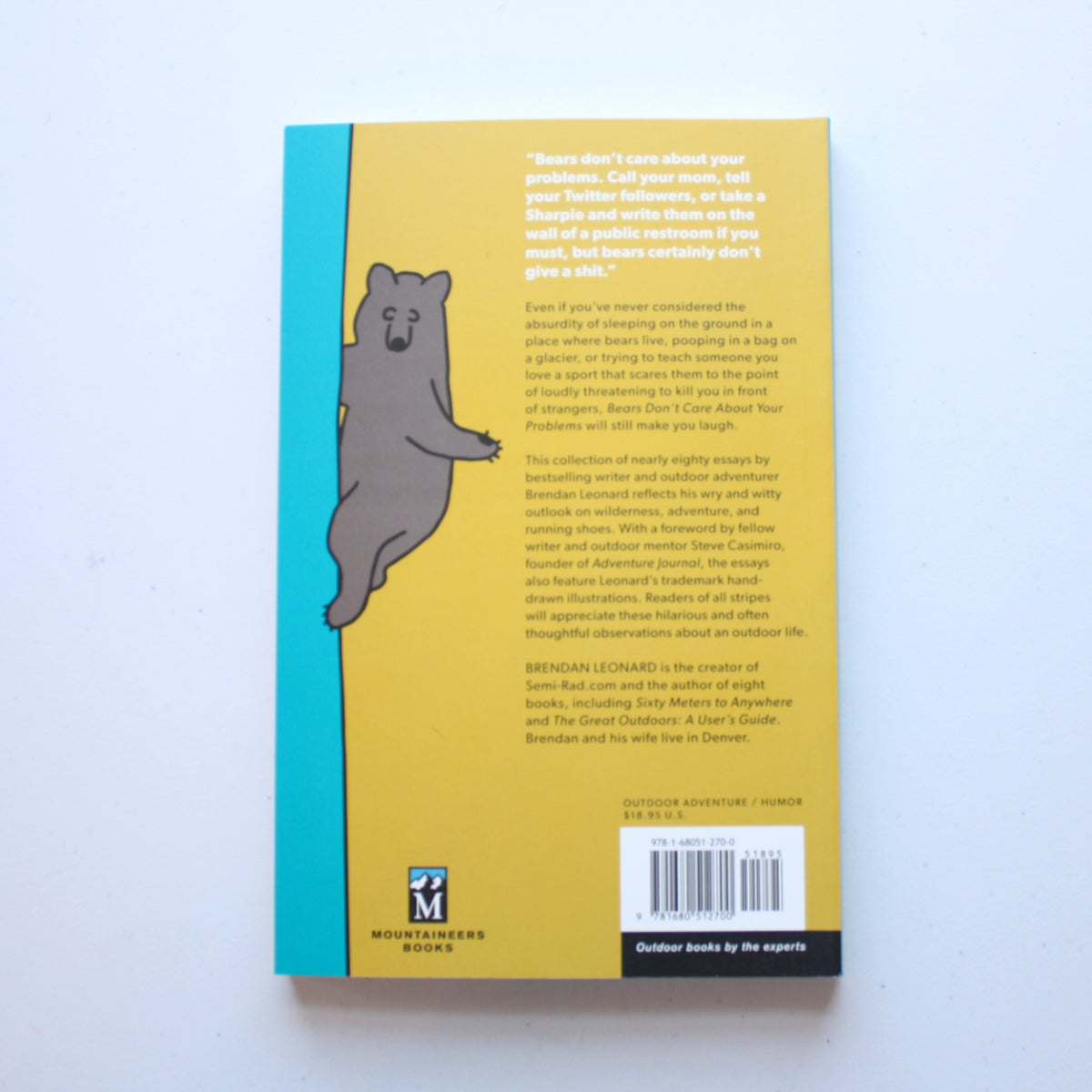 Bears Don't Care About Your Problems Book - Made in the USA
