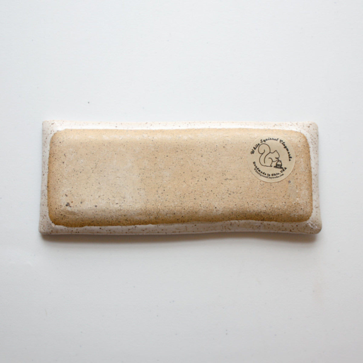 Bee Ceramic Butter Dish - Made in the USA