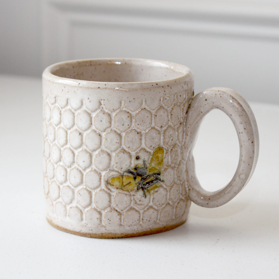 Bee Ceramic Mug - Made in the USA