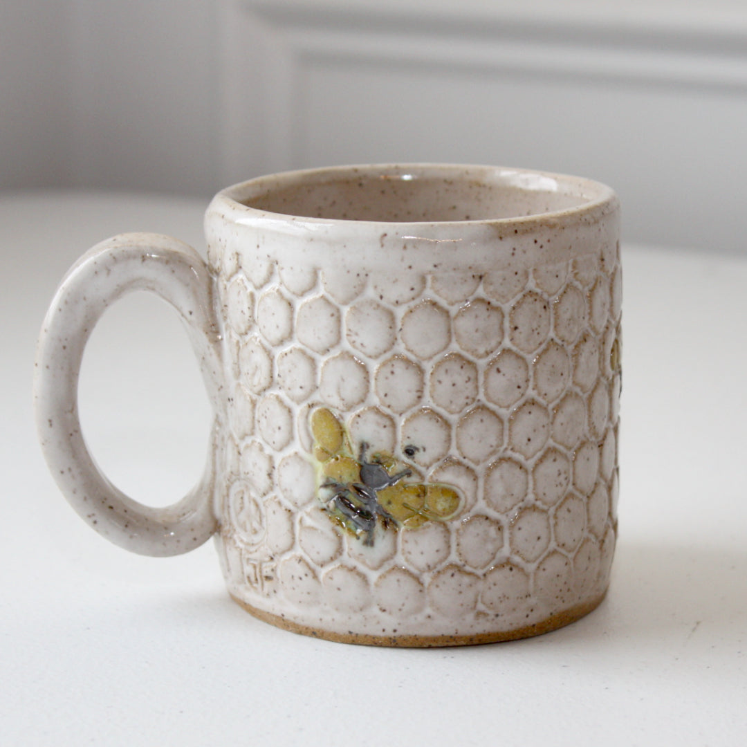 Bee Ceramic Mug - Made in the USA