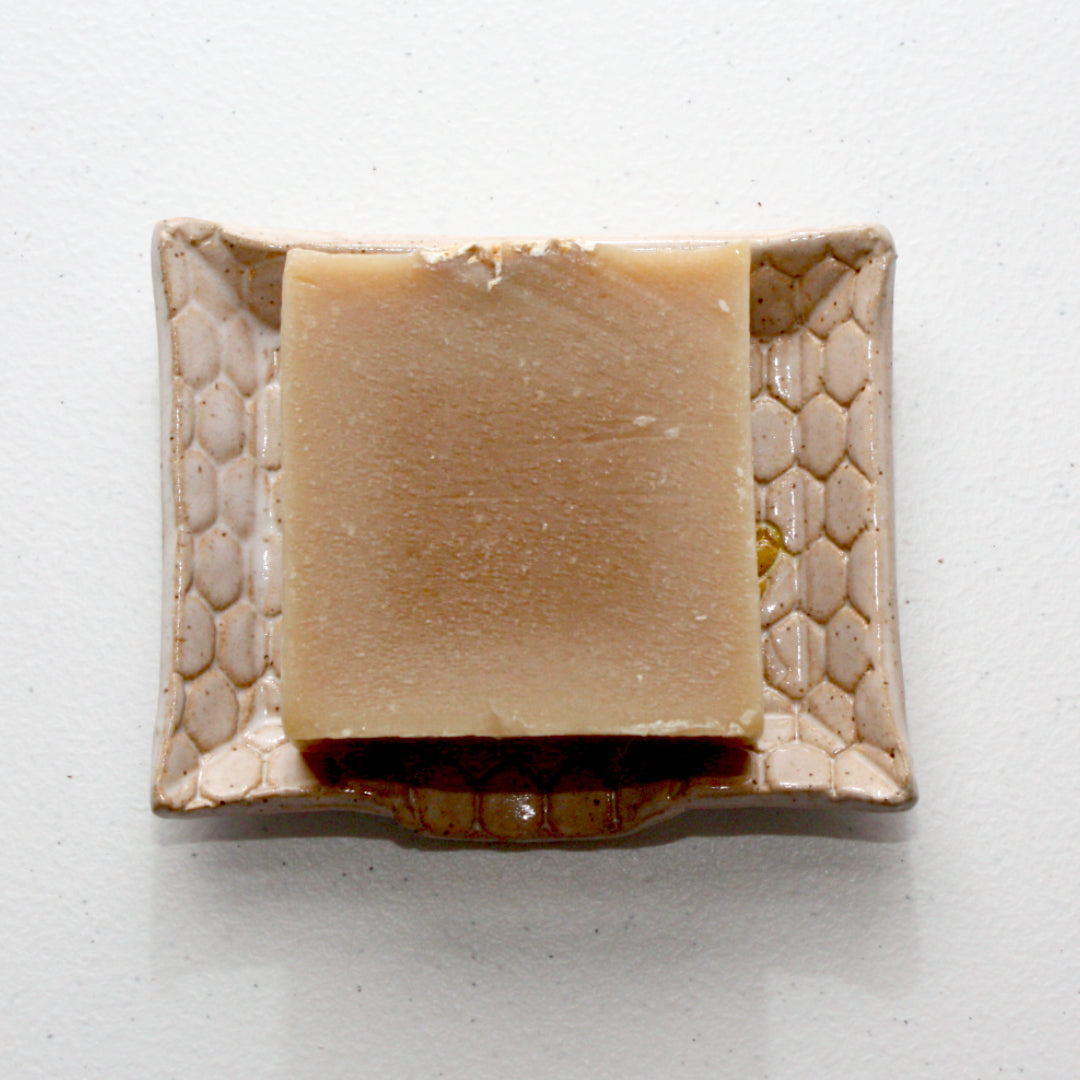 Bee Ceramic Soap Dish - Made in the USA
