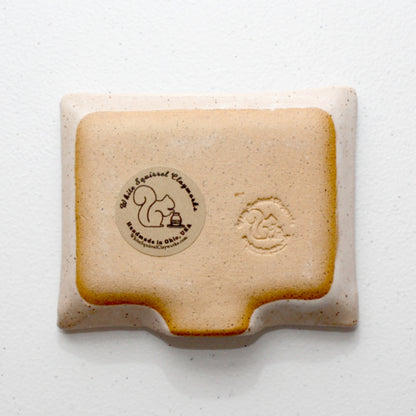 Bee Ceramic Soap Dish - Made in the USA