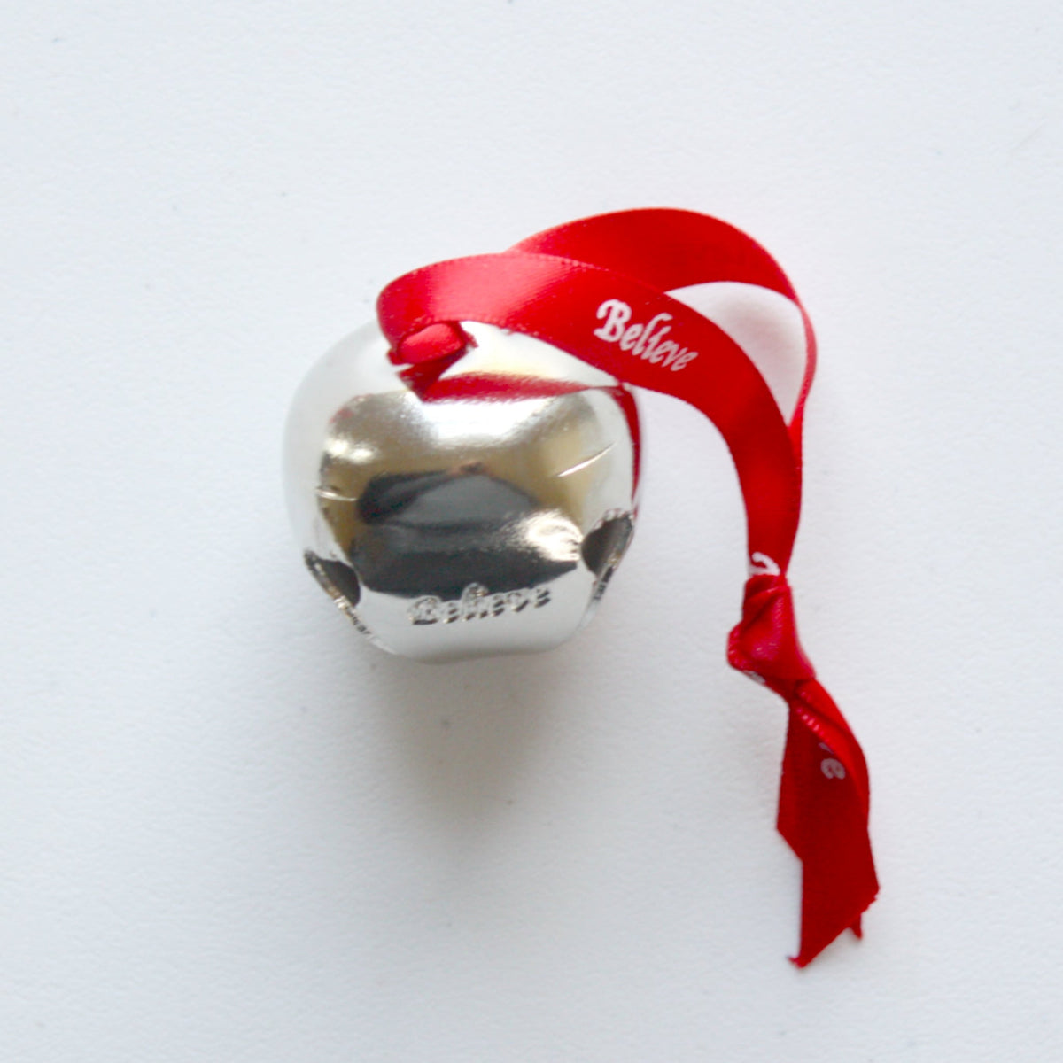 Believe Sleigh Bell Ornaments - Made in the USA