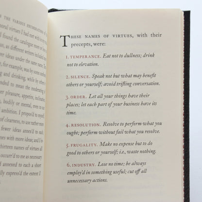 Benjamin Franklin's Book of Virtues - Made in the USA