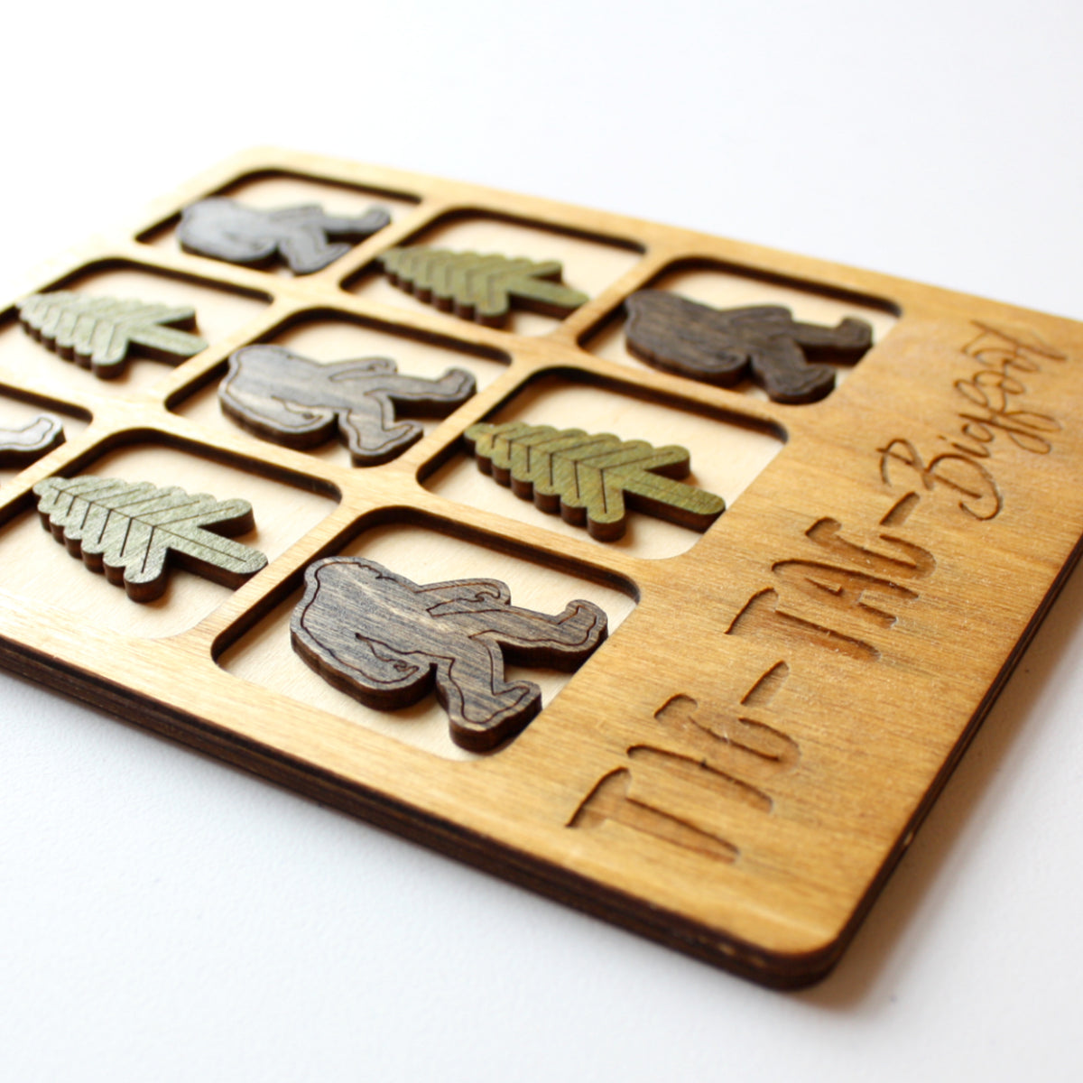 Tic Tac Toe Game - Bigfoot - Made in the USA