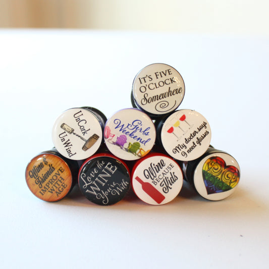 Fun Wine Bottle Stoppers - Made in the USA