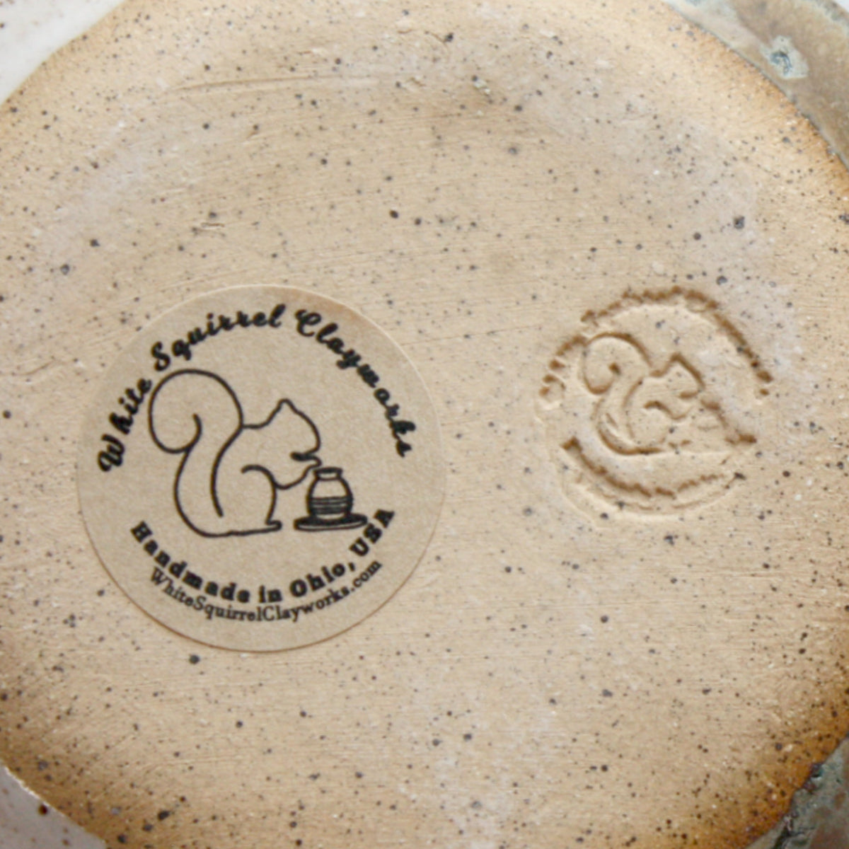 Brick Wall and Metallic Ceramic Spoon Rest - Made in the USA