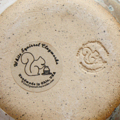 Brick Wall and Metallic Ceramic Spoon Rest - Made in the USA