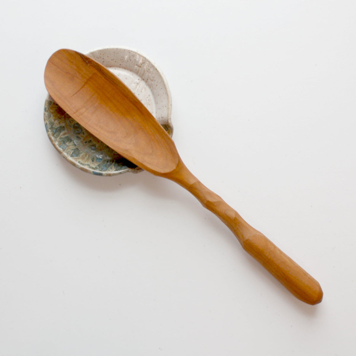 Brick Wall and Metallic Ceramic Spoon Rest - Made in the USA