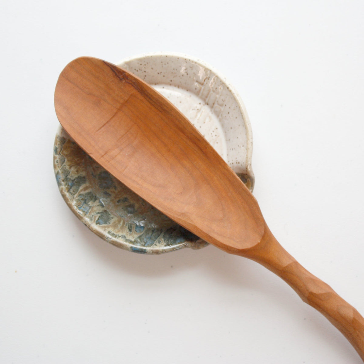 Brick Wall and Metallic Ceramic Spoon Rest - Made in the USA