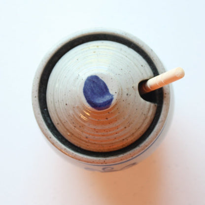 Bumble Bee Hand Painted Pottery Honey Pot - Made in the USA