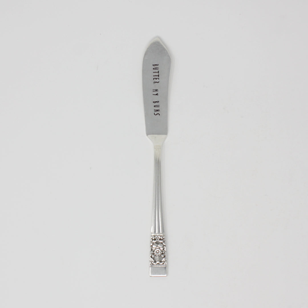 Vintage Butter Knives - "Butter My Buns" - Made in the USA