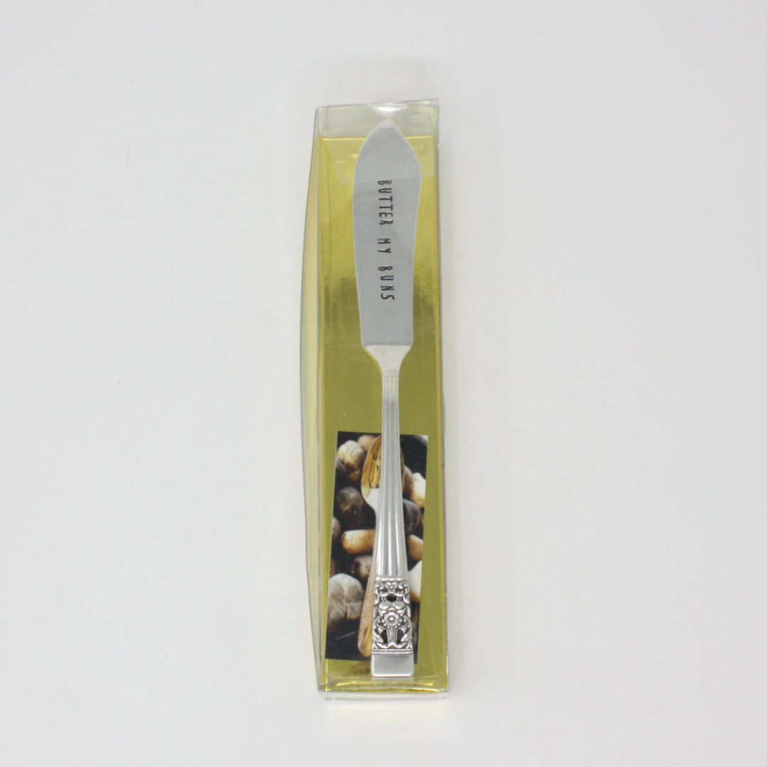 Vintage Butter Knives - "Butter My Buns" - Made in the USA