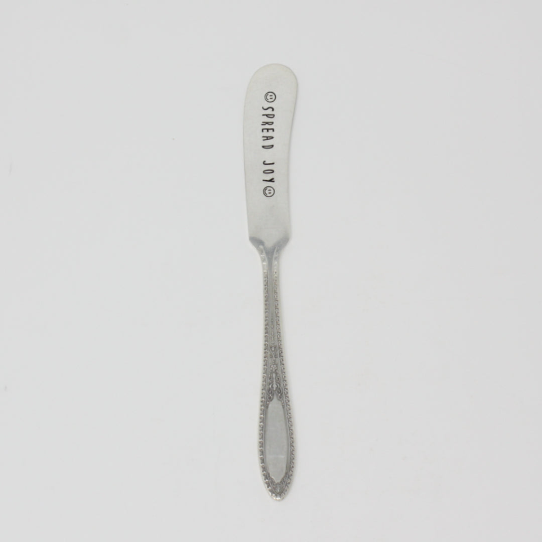 Vintage Butter Knives - Spread "Joy" and "Love" - Made in the USA