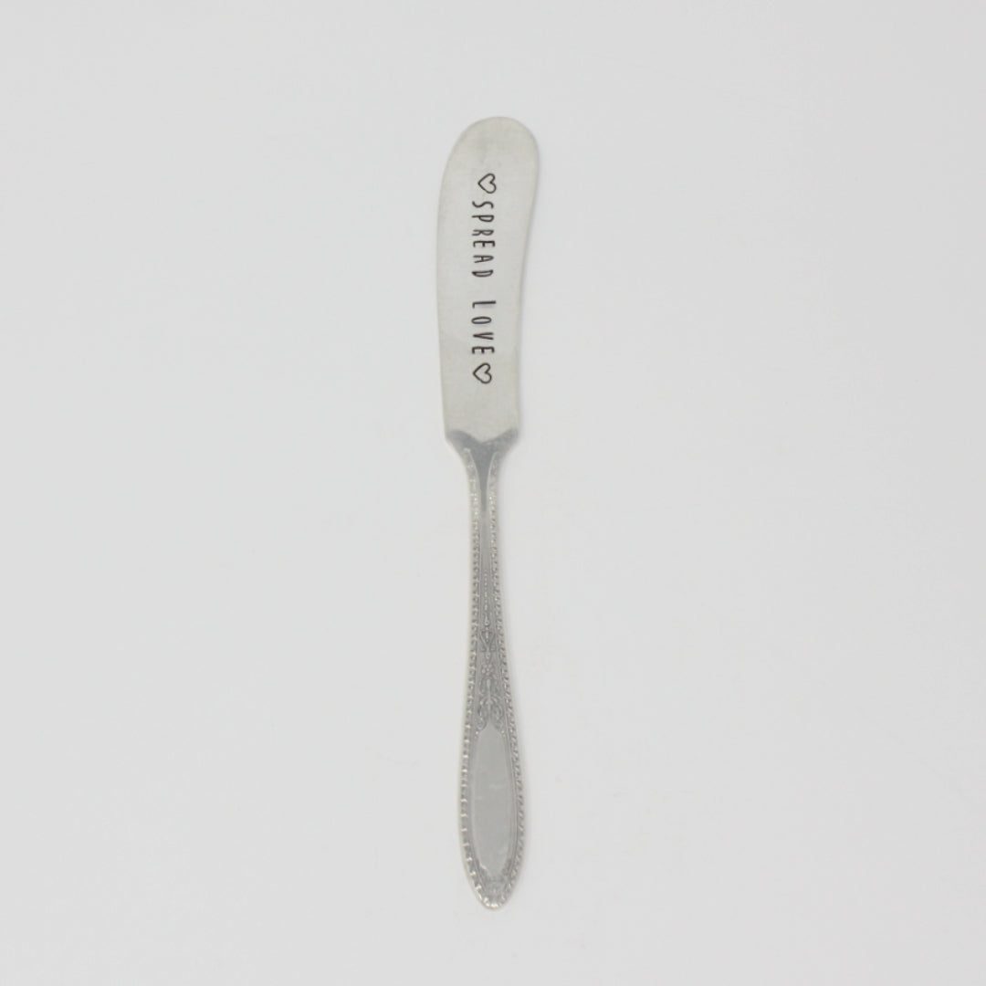 Vintage Butter Knives - Spread "Joy" and "Love" - Made in the USA