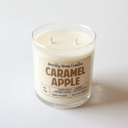 Novelly Yours - Caramel Apple Soy Candle - Made in the USA
