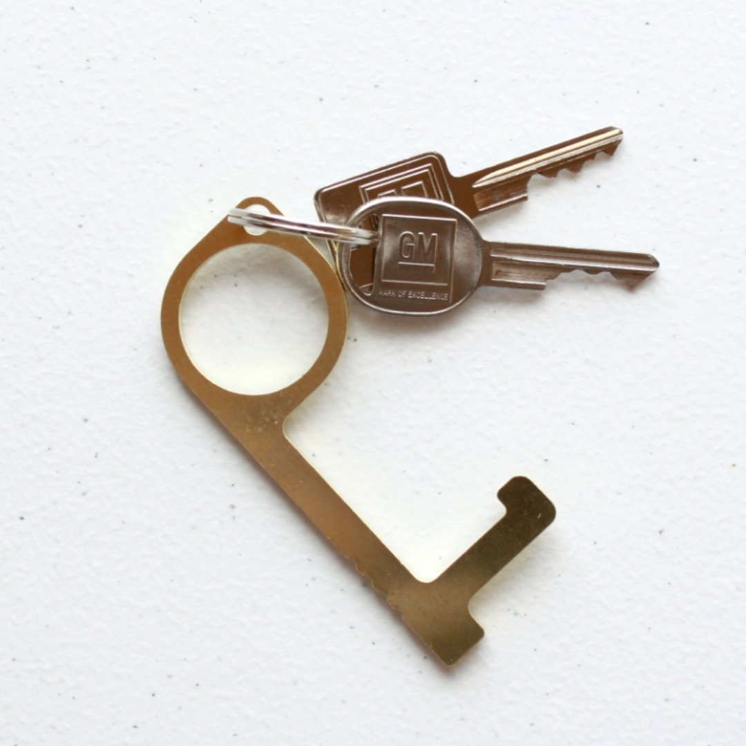 Copper Careful Key - Antimicrobial Door Opener - Made in the USA