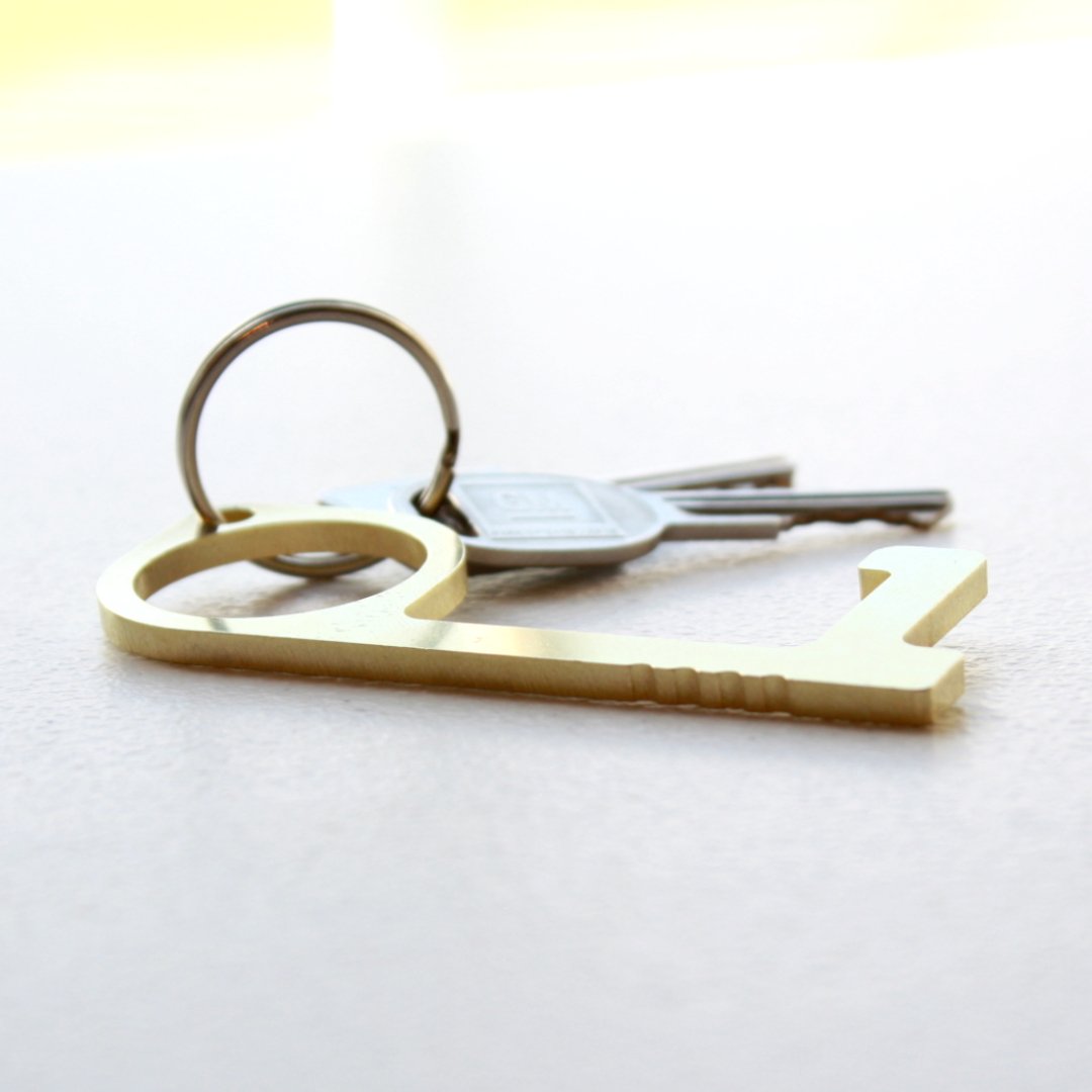 Copper Careful Key - Antimicrobial Door Opener - Made in the USA