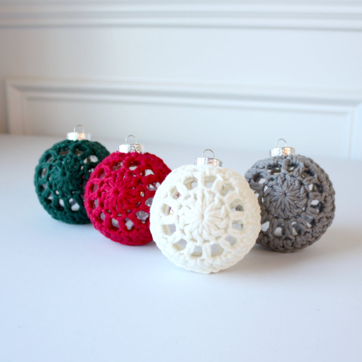 Crocheted Christmas Ornaments - Made in the USA