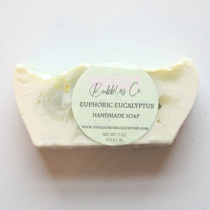 Euphoric Eucalyptus Bubbly Handmade Soap - Made in the USA