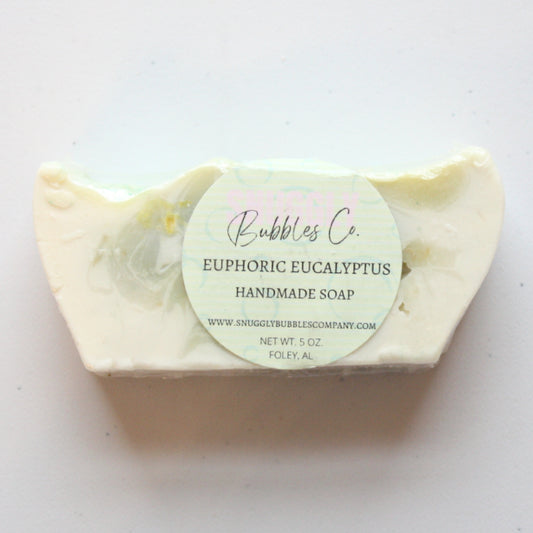 Euphoric Eucalyptus Bubbly Handmade Soap - Made in the USA