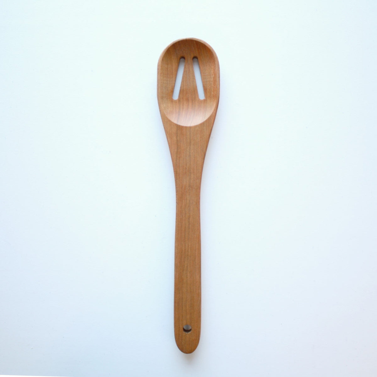 Handmade Everyday Slotted Wooden Spoon - Made in the USA