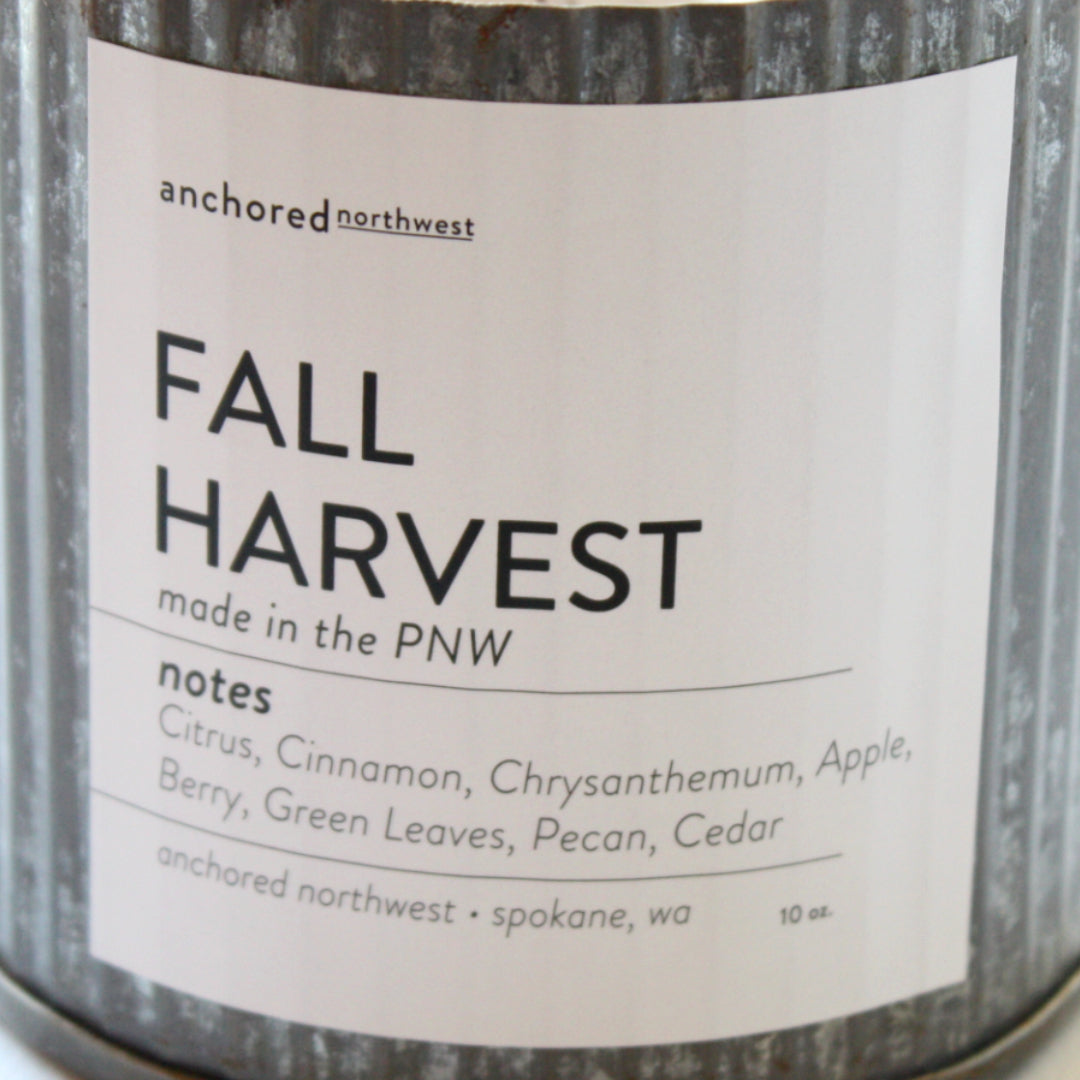 Wood Wick Soy Candle - Fall Harvest - Made in the USA