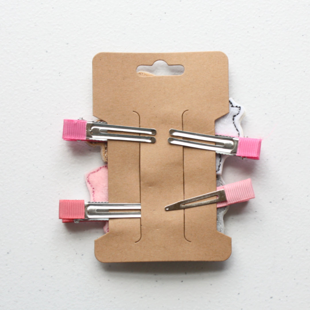 Hair Clips - Farm Animals - Made in the USA