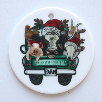 Ceramic Christmas Ornaments - Made in the USA