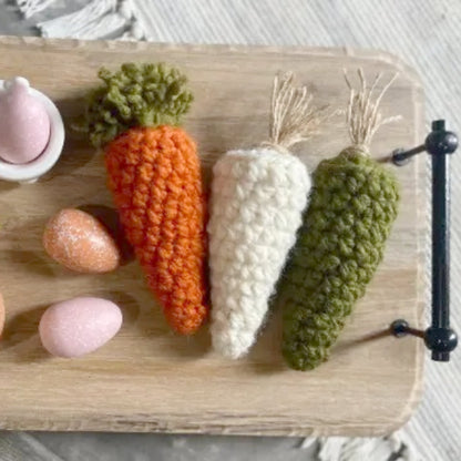 Crocheted Carrots - Made in the USA