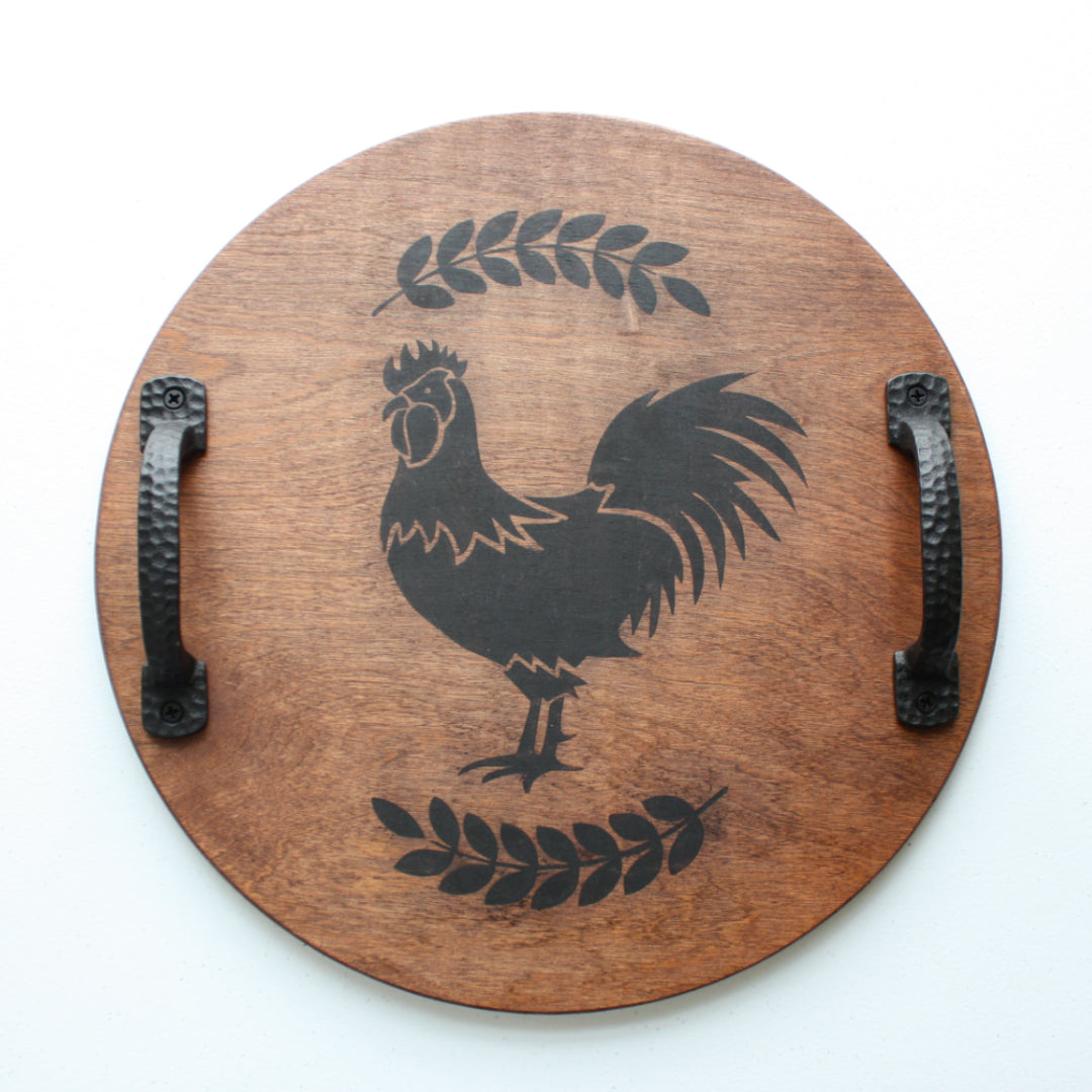Farmhouse Tray - Rooster - Made in the USA