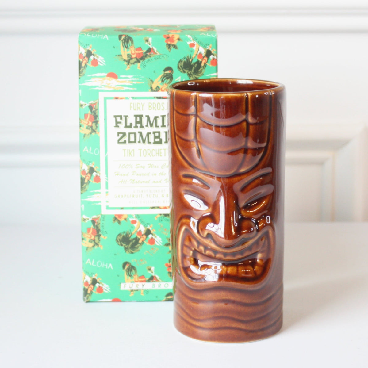 Fury Bros Tiki Torchette - Flamin' Zombie - Made in the USA