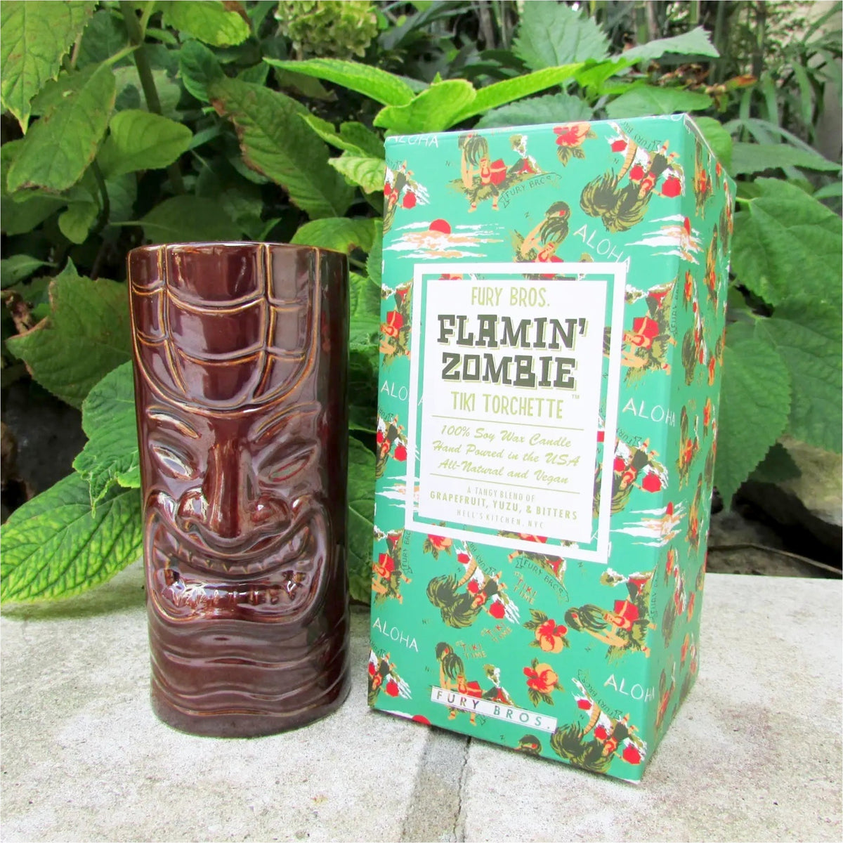 Fury Bros Tiki Torchette - Flamin' Zombie - Made in the USA