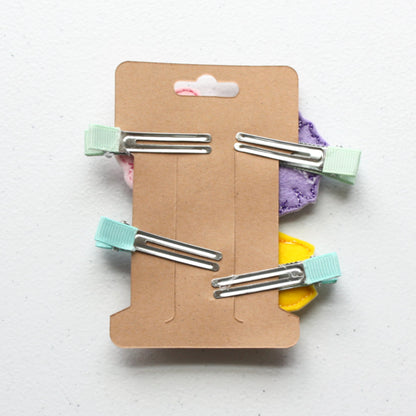Hair Clips - Flowers - Made in the USA